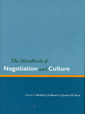 cover image of The Handbook of Negotiation and Culture